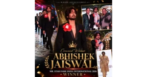 अभिषेक जायसवाल बने Mr Star Fame India 2026 विजेता